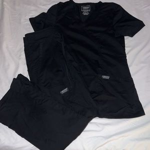 Black Cherokee Workwear Revolution Scrub Set ✨